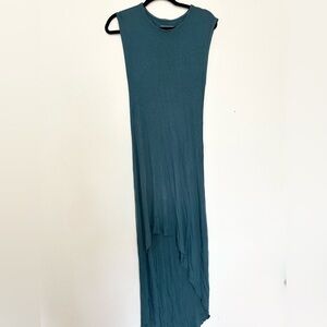 Good Hyouman teal high low dress size small athletic lounge active